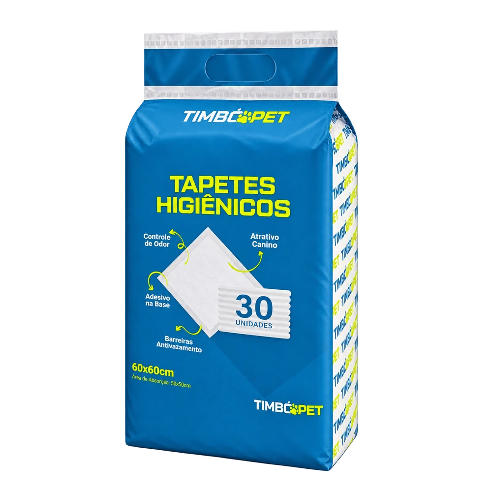 Tapetes Higiênicos TimbóPet — 30 unidades
